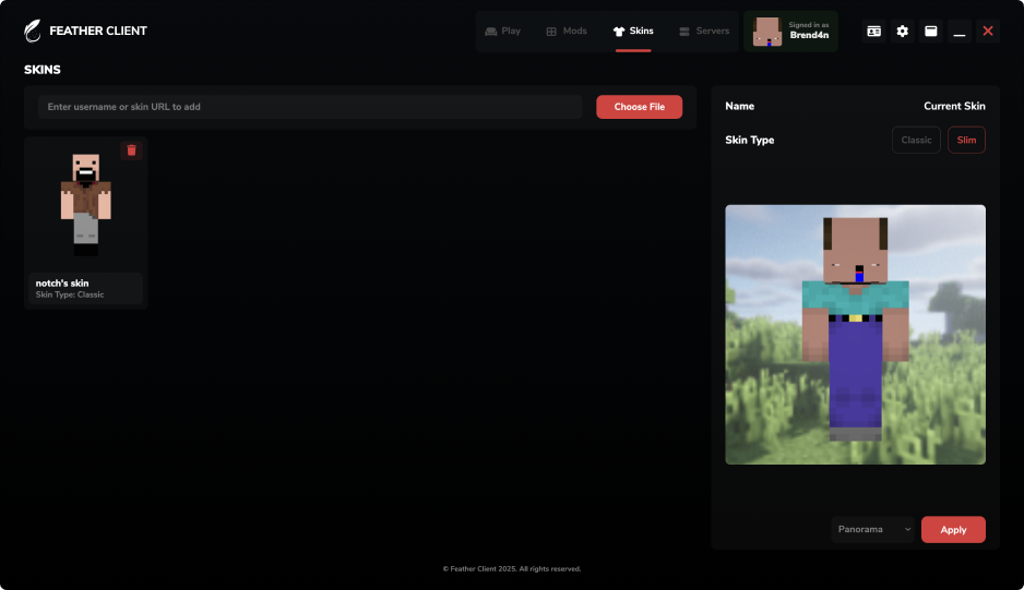 Skin manager